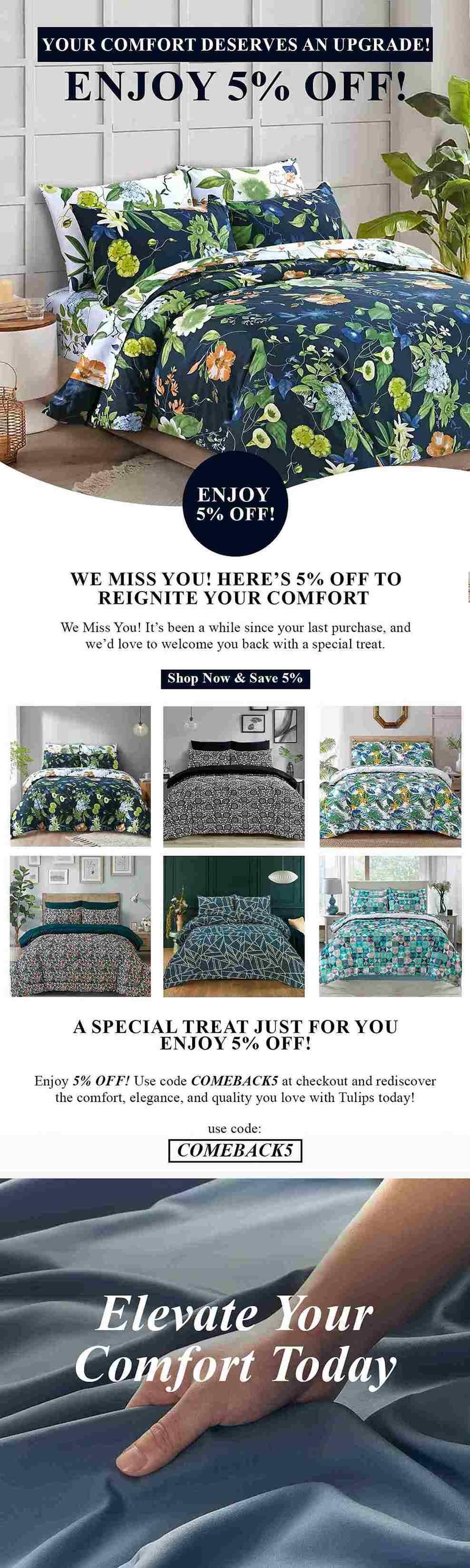 Bedsheet E-Commerce Website Design