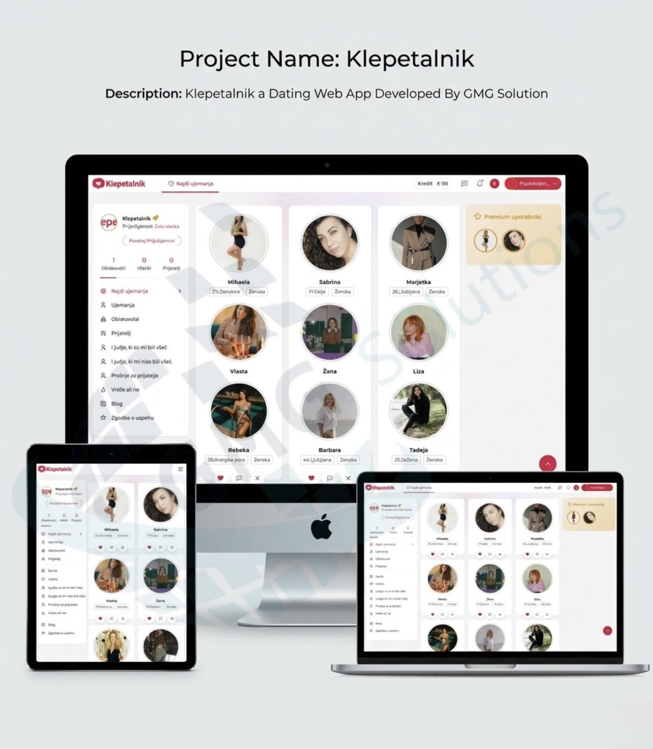 Klepetalnik Dating Website