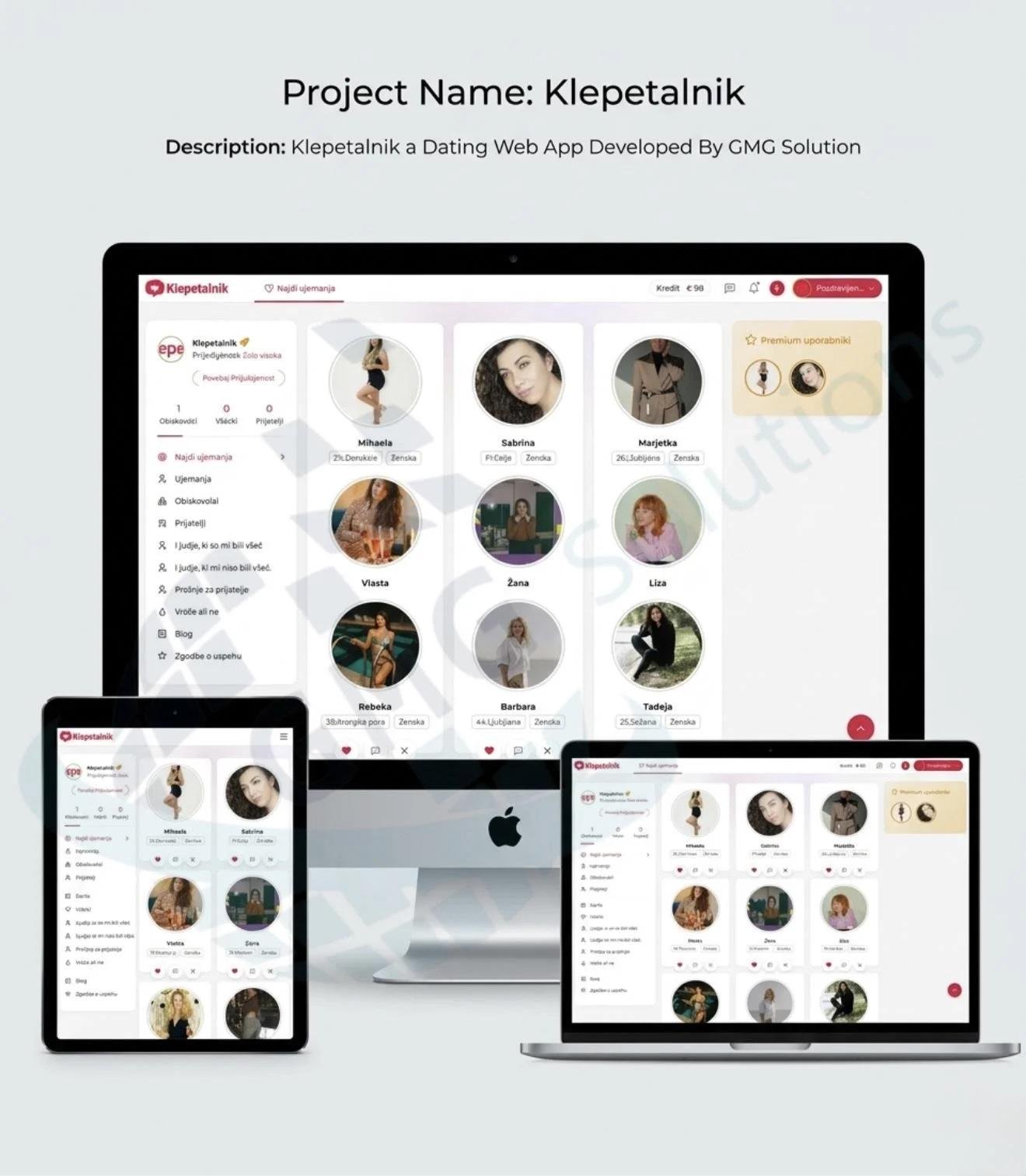 Klepetalnik Dating Website
