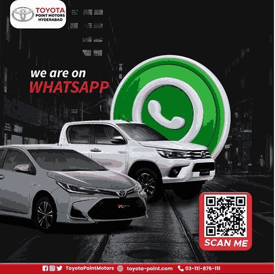 Toyota WhatsApp Banner Design